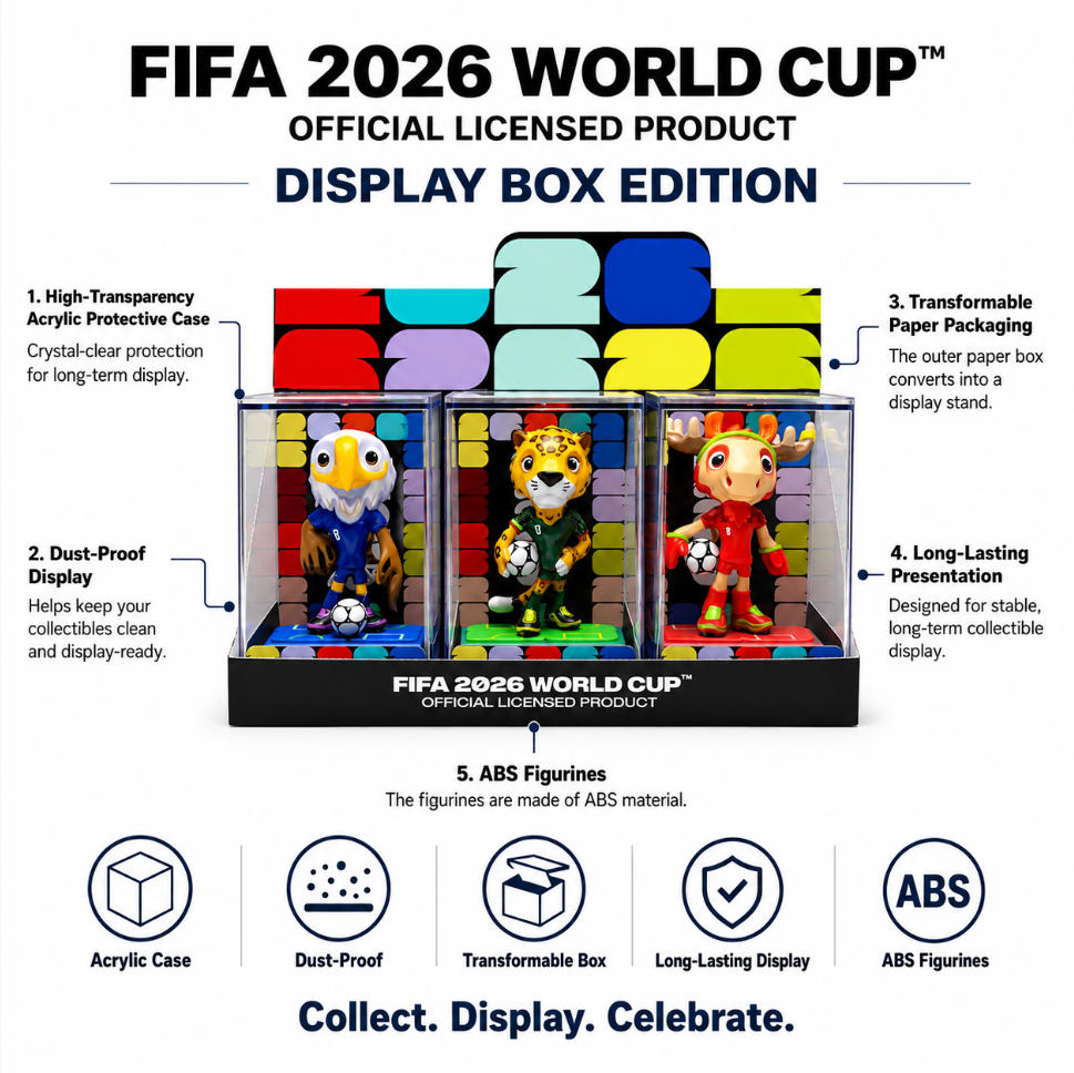 Official FIFA World Cup 2026™ Mascot 3.5-inch Collector Set (3-Pack)