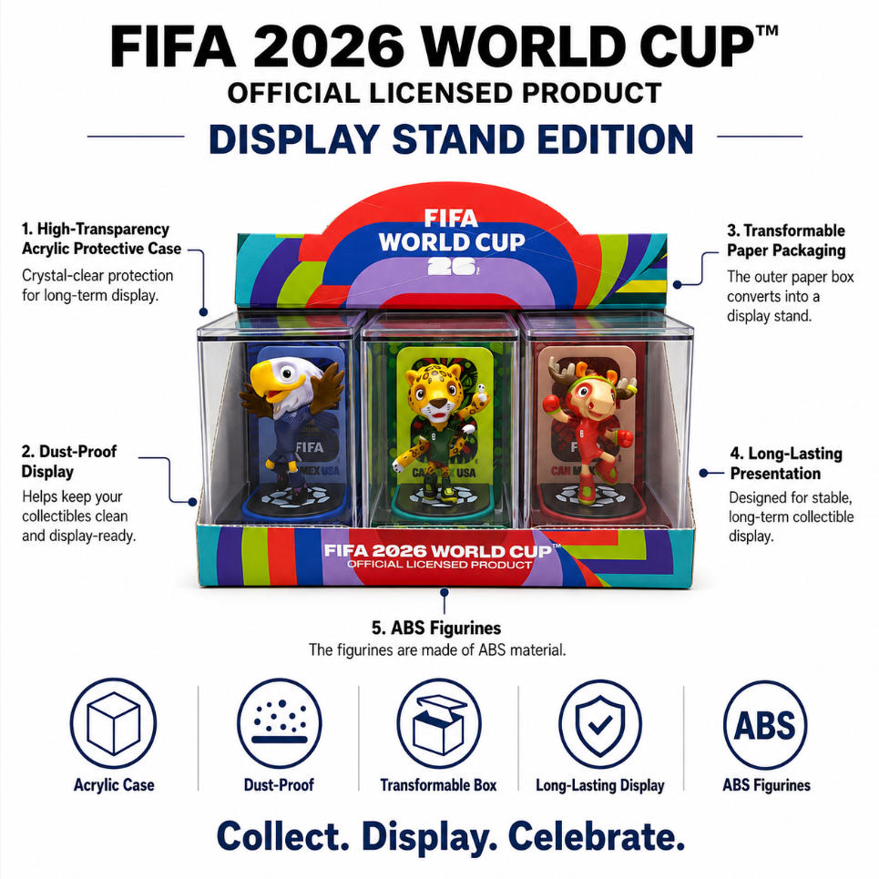Official FIFA World Cup 2026™ Mascot 2.4-inch Set A (3-Pack)