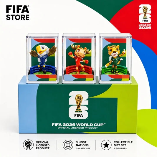 Official FIFA World Cup 2026™ Mascot Figure Set B – 2.4-Inch 3-Pack
