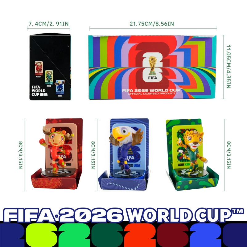 Official FIFA World Cup 2026™ Mascot 2.4-inch Set A (3-Pack)