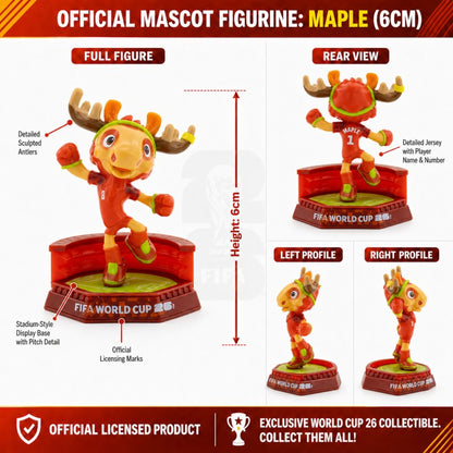 Official FIFA World Cup 2026™ Mascot 2.4-inch Set B (3-Pack)