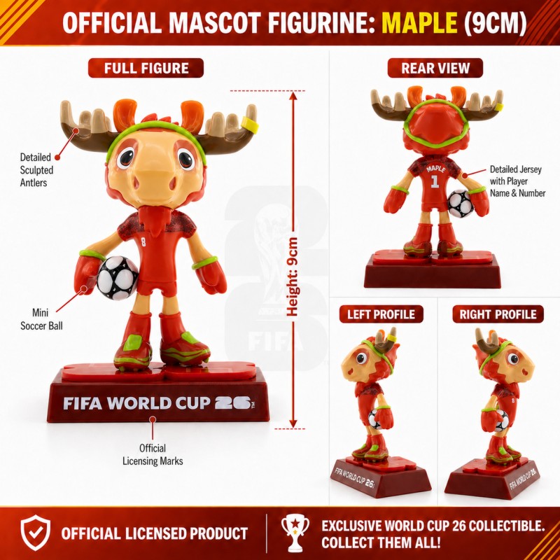 Official FIFA World Cup 2026™ Mascot 3.5-inch Collector Set (3-Pack)