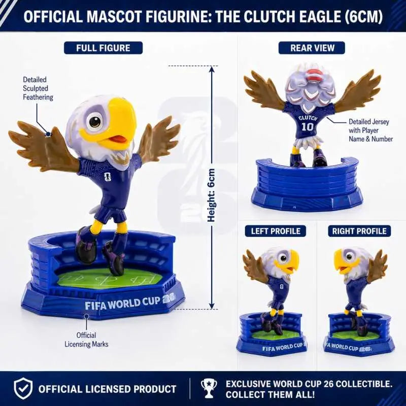 Official FIFA World Cup 2026™ Mascot Figure Set B – 2.4-Inch 3-Pack