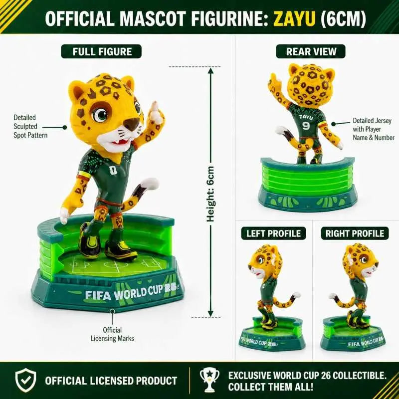 Official FIFA World Cup 2026™ Mascot Figure Set B – 2.4-Inch 3-Pack